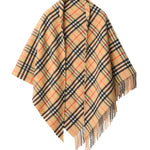 Mantella in lana e cashmere Check 8113128 A2021 BURBERRY 