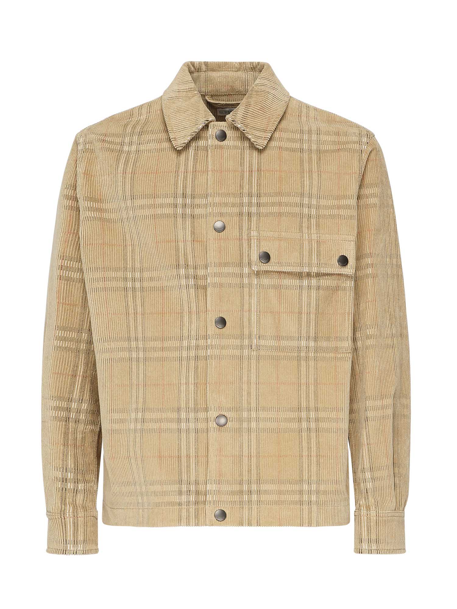 Camicione in corduroy Check 8113164 B9368 BURBERRY 