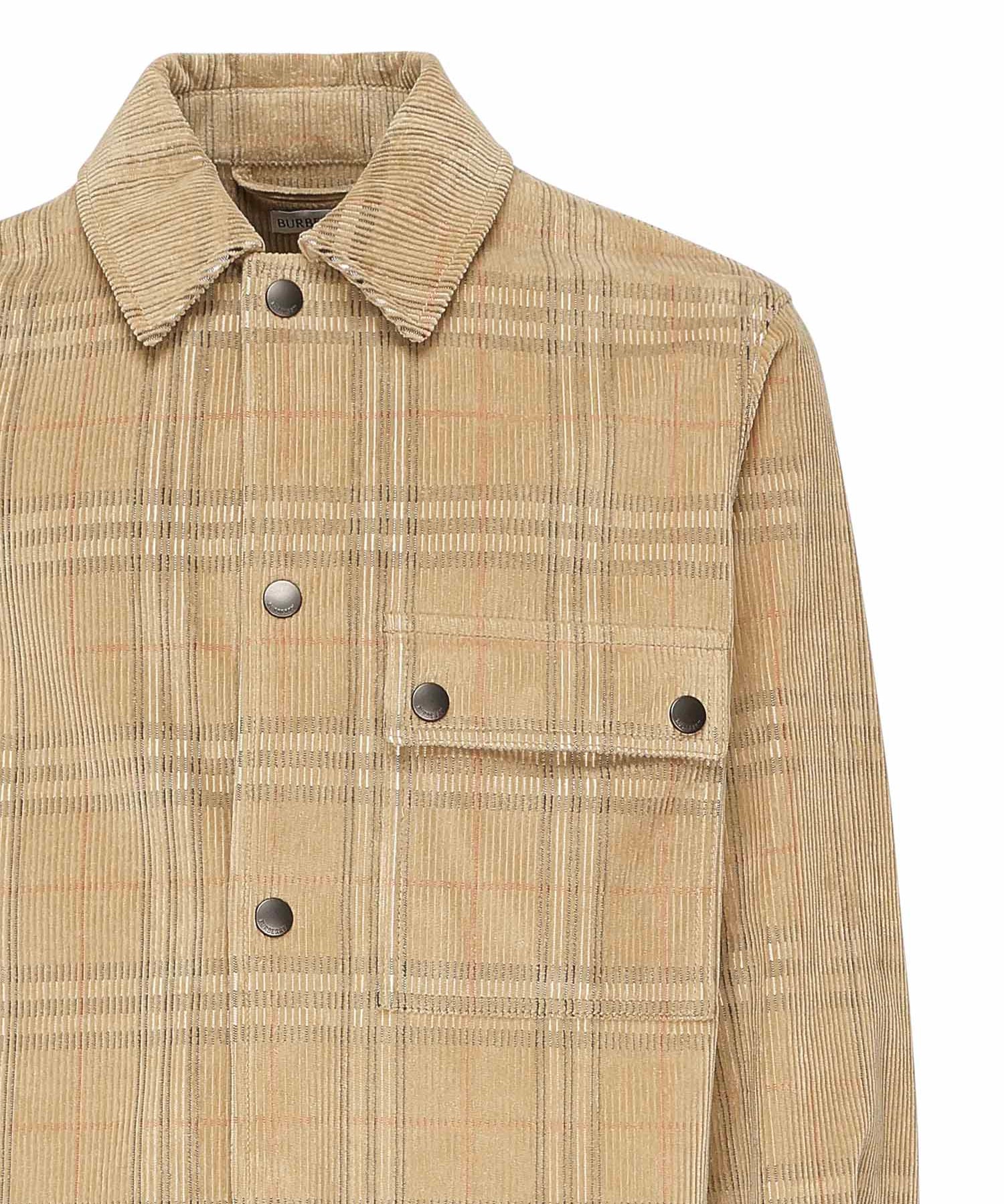 Camicione in corduroy Check 8113164 B9368 BURBERRY 
