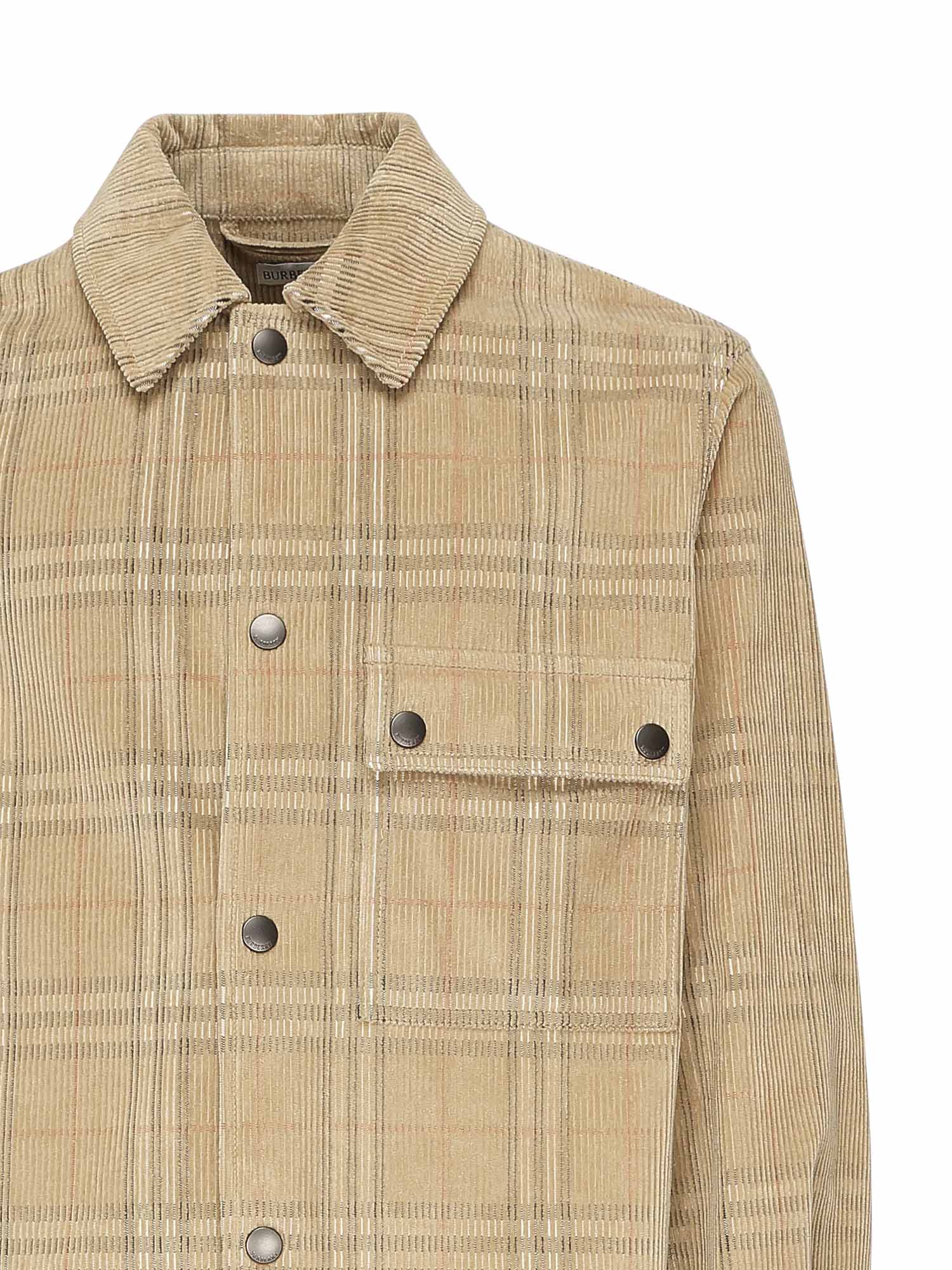 Camicione in corduroy Check 8113164 B9368 BURBERRY 