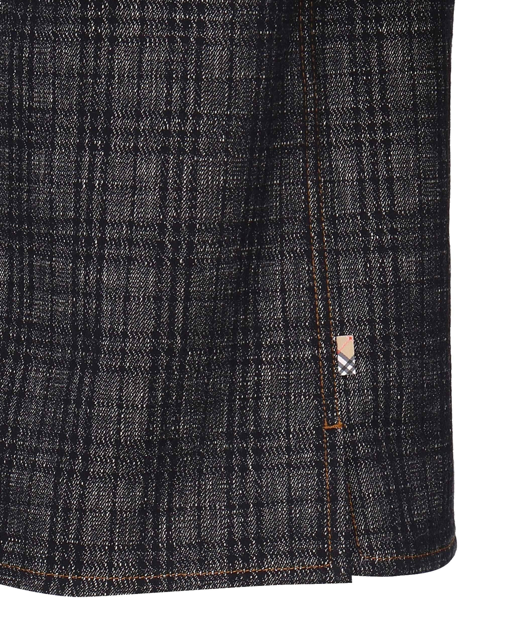 Camicia in denim Check 8113431 A5924 BURBERRY 