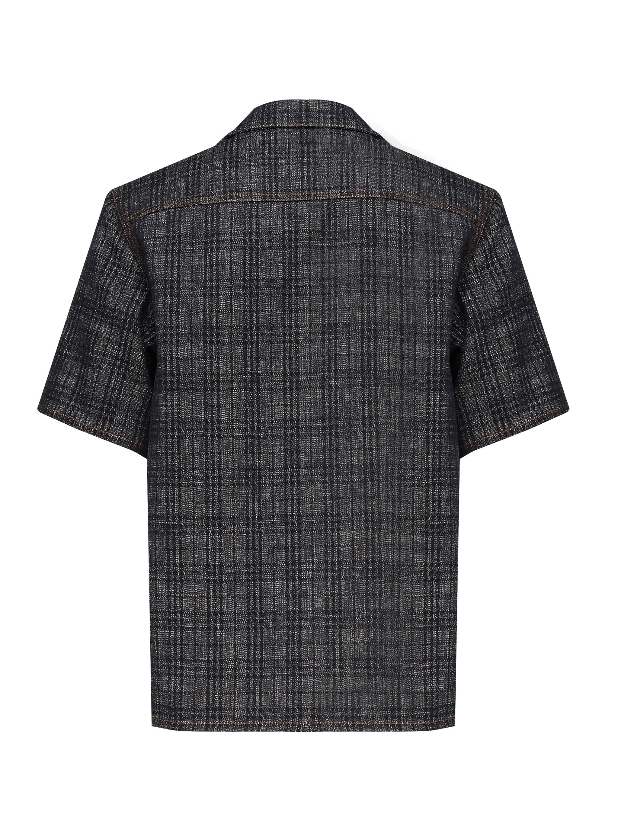 Camicia in denim Check 8113431 A5924 BURBERRY 