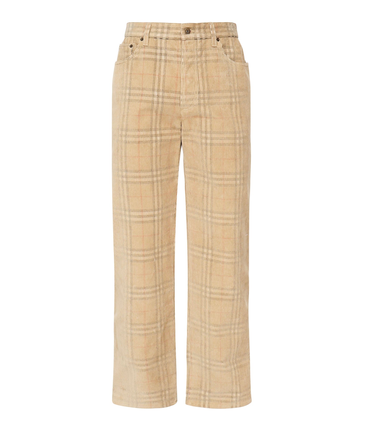Pantaloni in cotone Check 8113484 B9368 BURBERRY 
