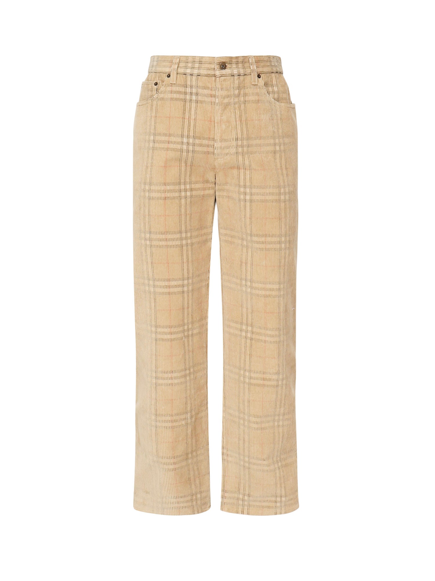 Pantaloni in cotone Check 8113484 B9368 BURBERRY 