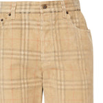 Pantaloni in cotone Check 8113484 B9368 BURBERRY 