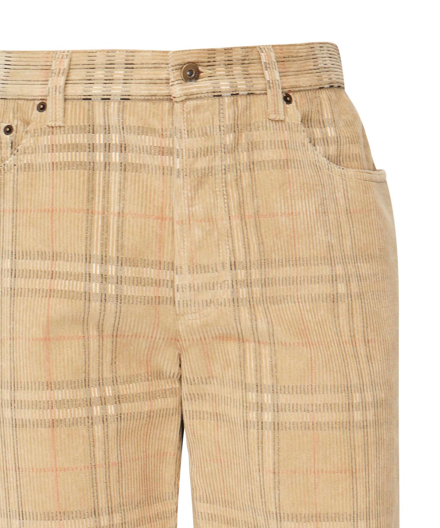 Pantaloni in cotone Check 8113484 B9368 BURBERRY 
