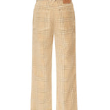 Pantaloni in cotone Check 8113484 B9368 BURBERRY 