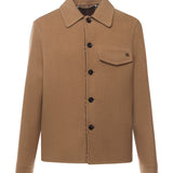Camicia in lana double-face 8113531 C4042 BURBERRY 