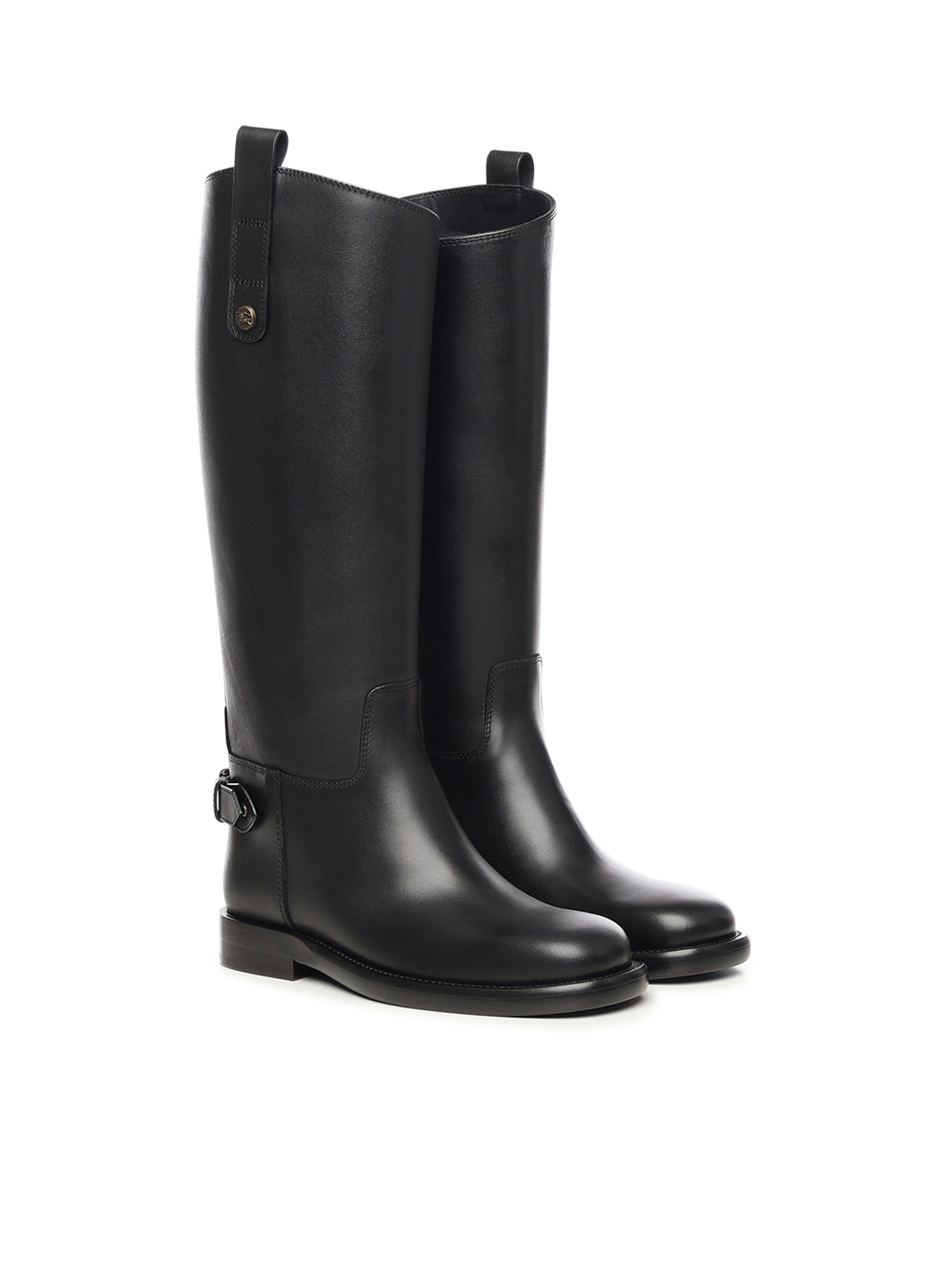 Stivali Cavalier in pelle 8114385 A1189 BURBERRY 