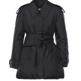 Cappotto imbottito Berryhill con cintura 8114470 A1189 BURBERRY 