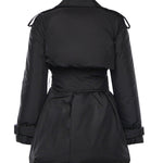 Cappotto imbottito Berryhill con cintura 8114470 A1189 BURBERRY 