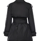 Cappotto imbottito Berryhill con cintura 8114470 A1189 BURBERRY 