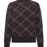 Maglione in lana e cashmere Check 8115704 B2412 BURBERRY 