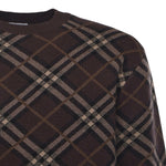 Maglione in lana e cashmere Check 8115704 B2412 BURBERRY 