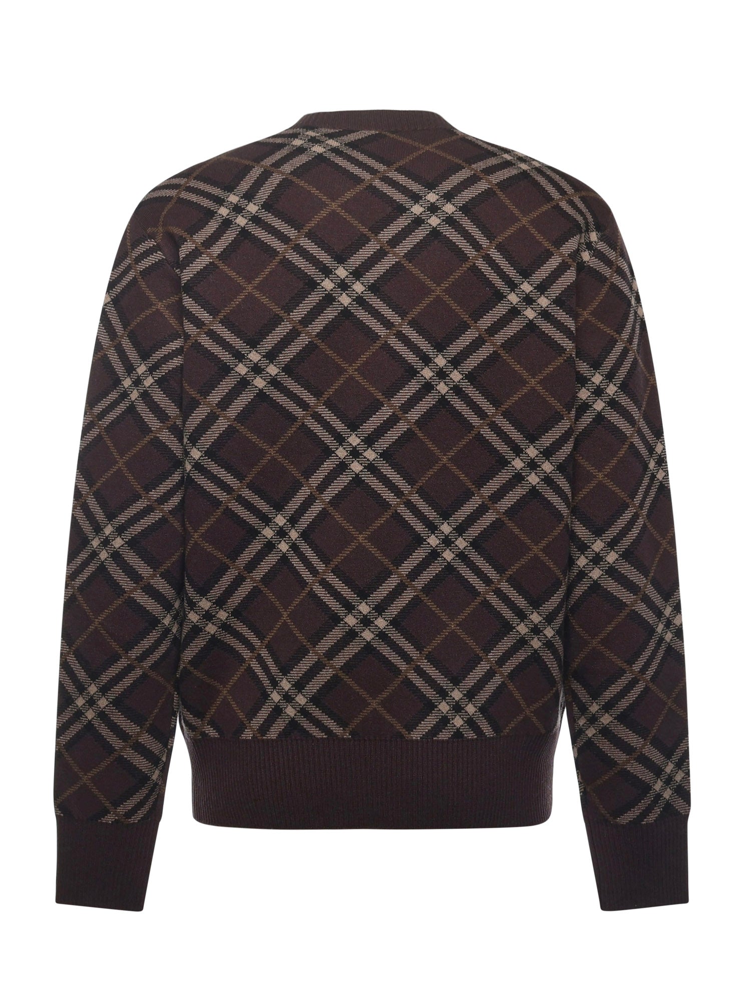 Maglione in lana e cashmere Check 8115704 B2412 BURBERRY 