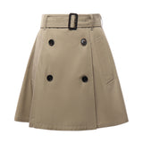 Minigonna trench in gabardine di cotone 8116006 C2247 BURBERRY 
