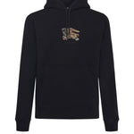 Felpa in cotone Check con EKD 8116060 A1189 BURBERRY 