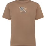 T-shirt Check in cotone 8116168 A3324 BURBERRY 