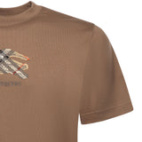 T-shirt Check in cotone 8116168 A3324 BURBERRY 