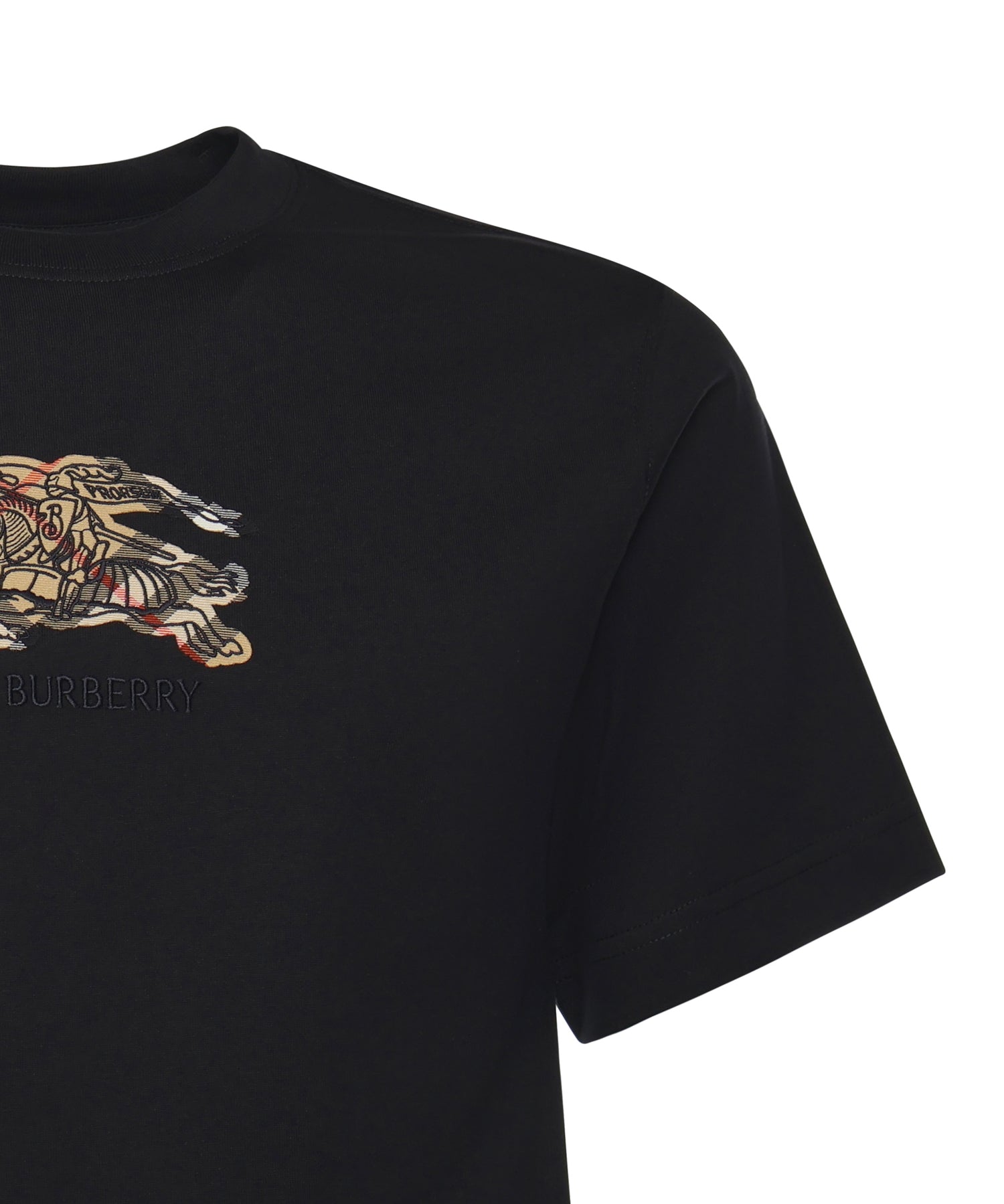 T-shirt Check in cotone 8116169 A1189 BURBERRY 