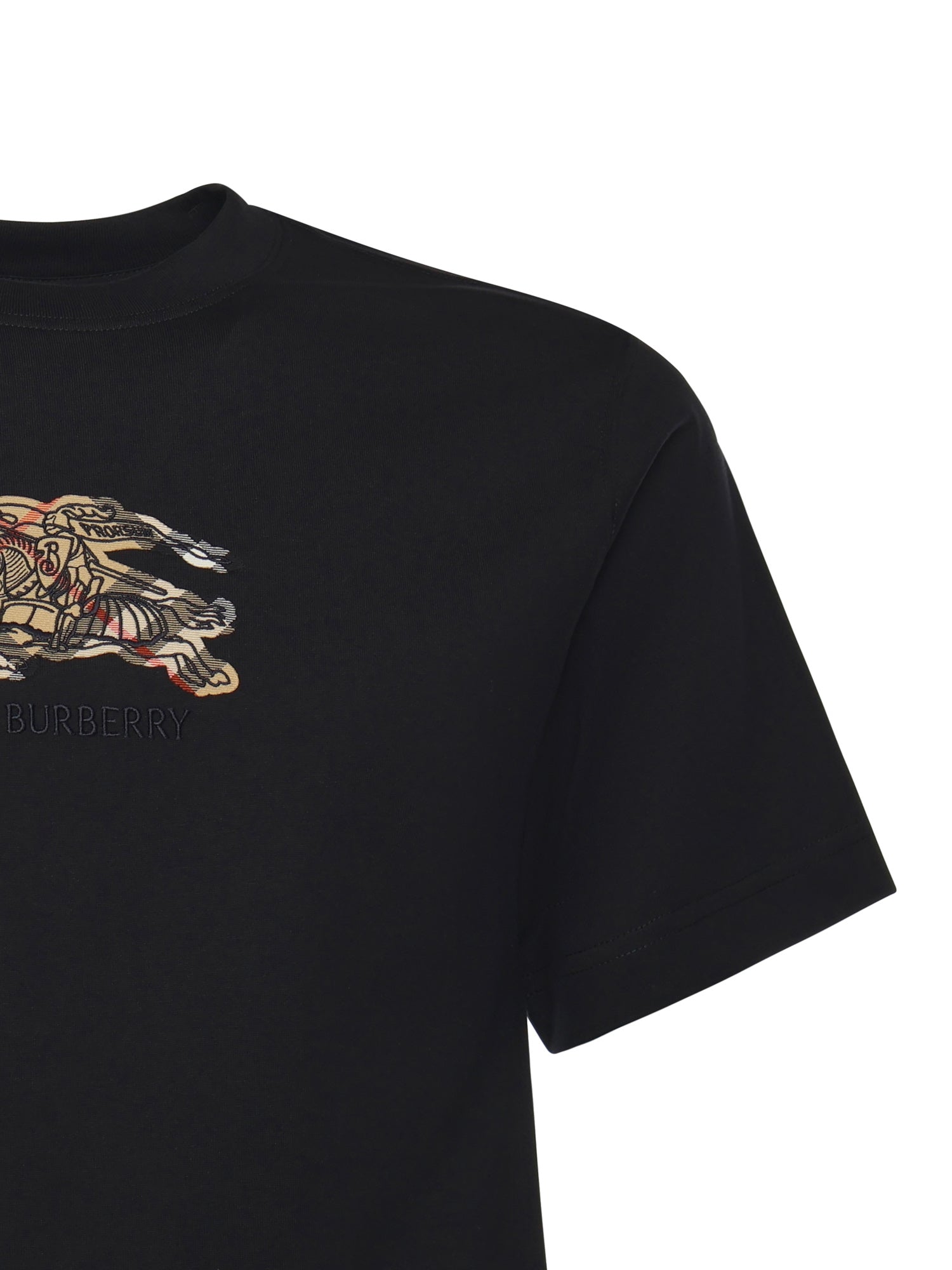 T-shirt Check in cotone 8116169 A1189 BURBERRY 