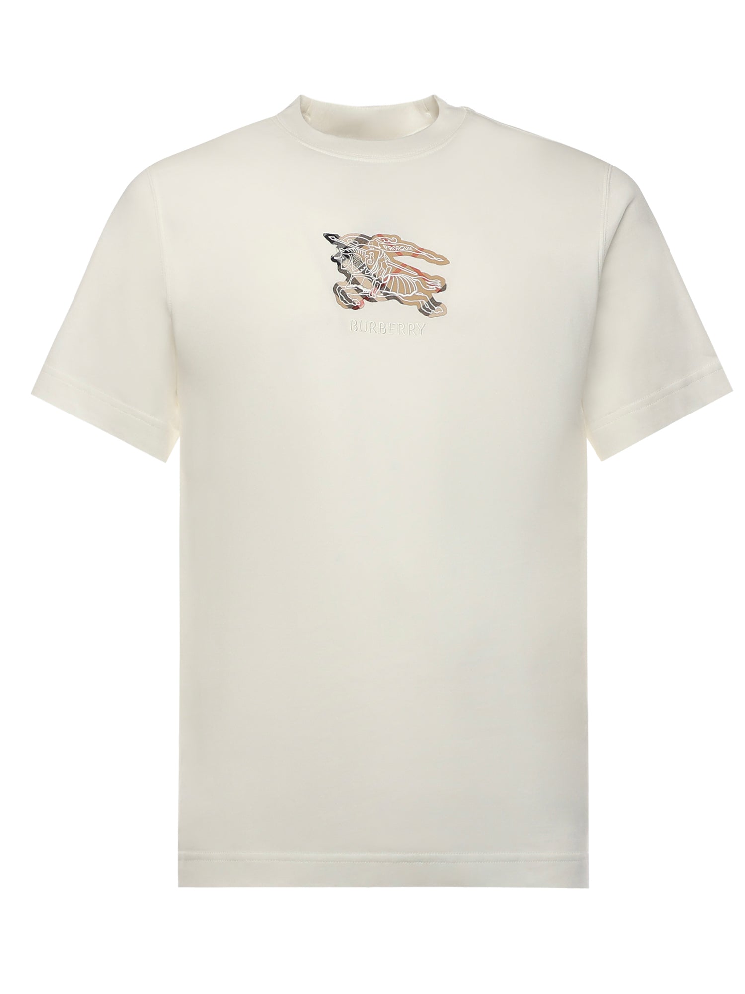 T-shirt in cotone Check 8116170 B7078 BURBERRY 