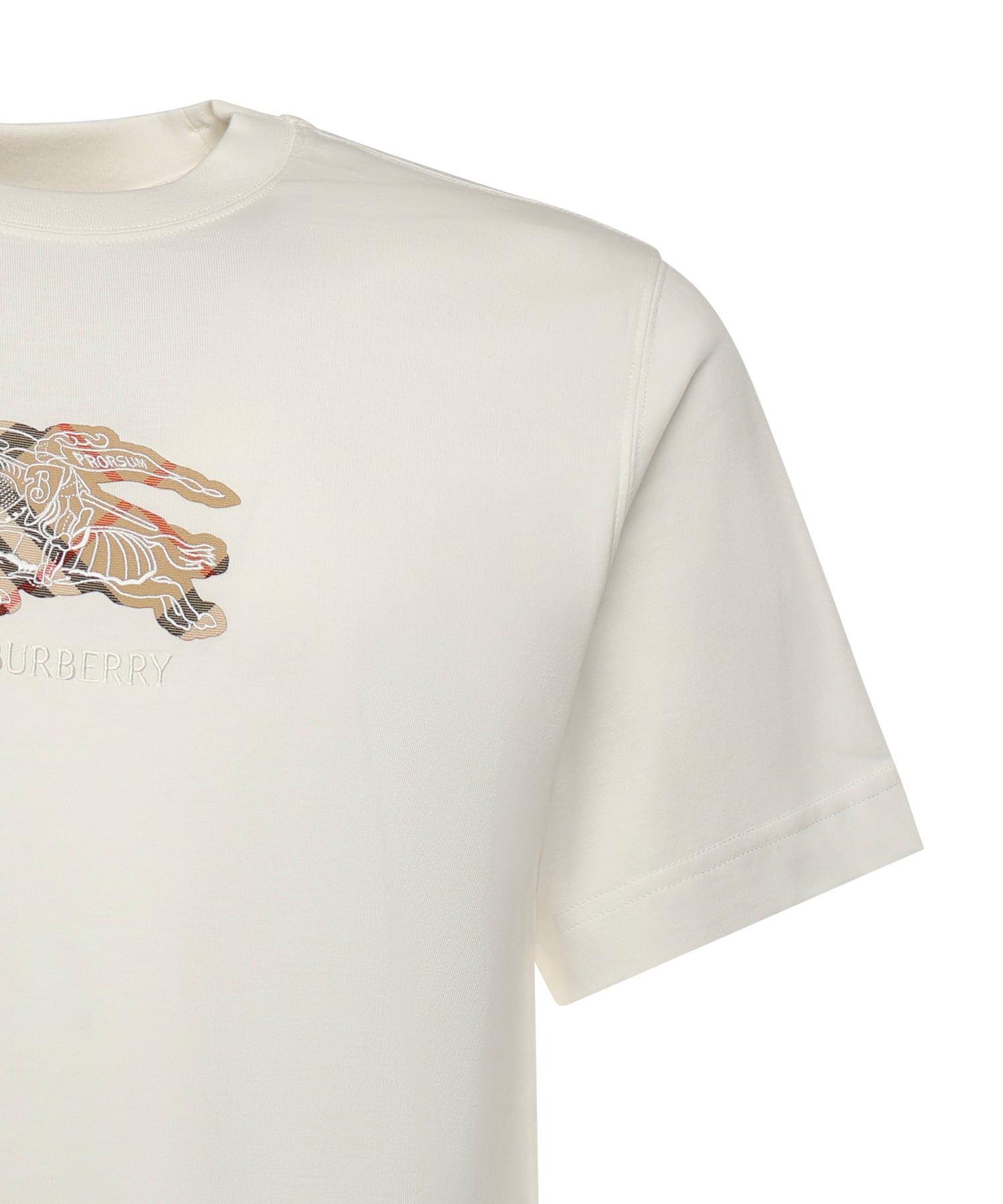 T-shirt in cotone Check 8116170 B7078 BURBERRY 