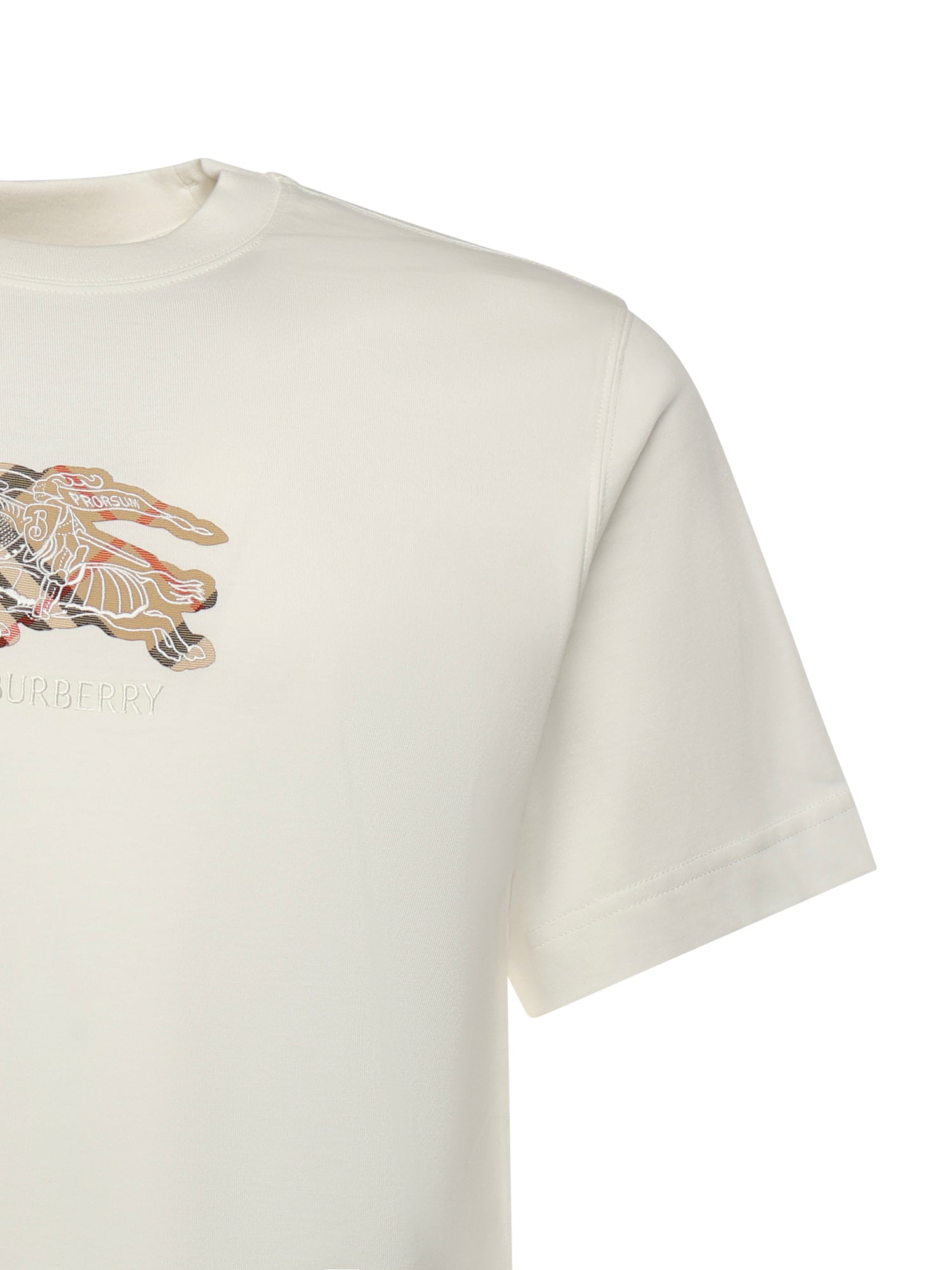 T-shirt in cotone Check 8116170 B7078 BURBERRY 