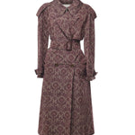 Trench lungo "Fitzrovia" in misto viscosa 8116993 C3518 BURBERRY 