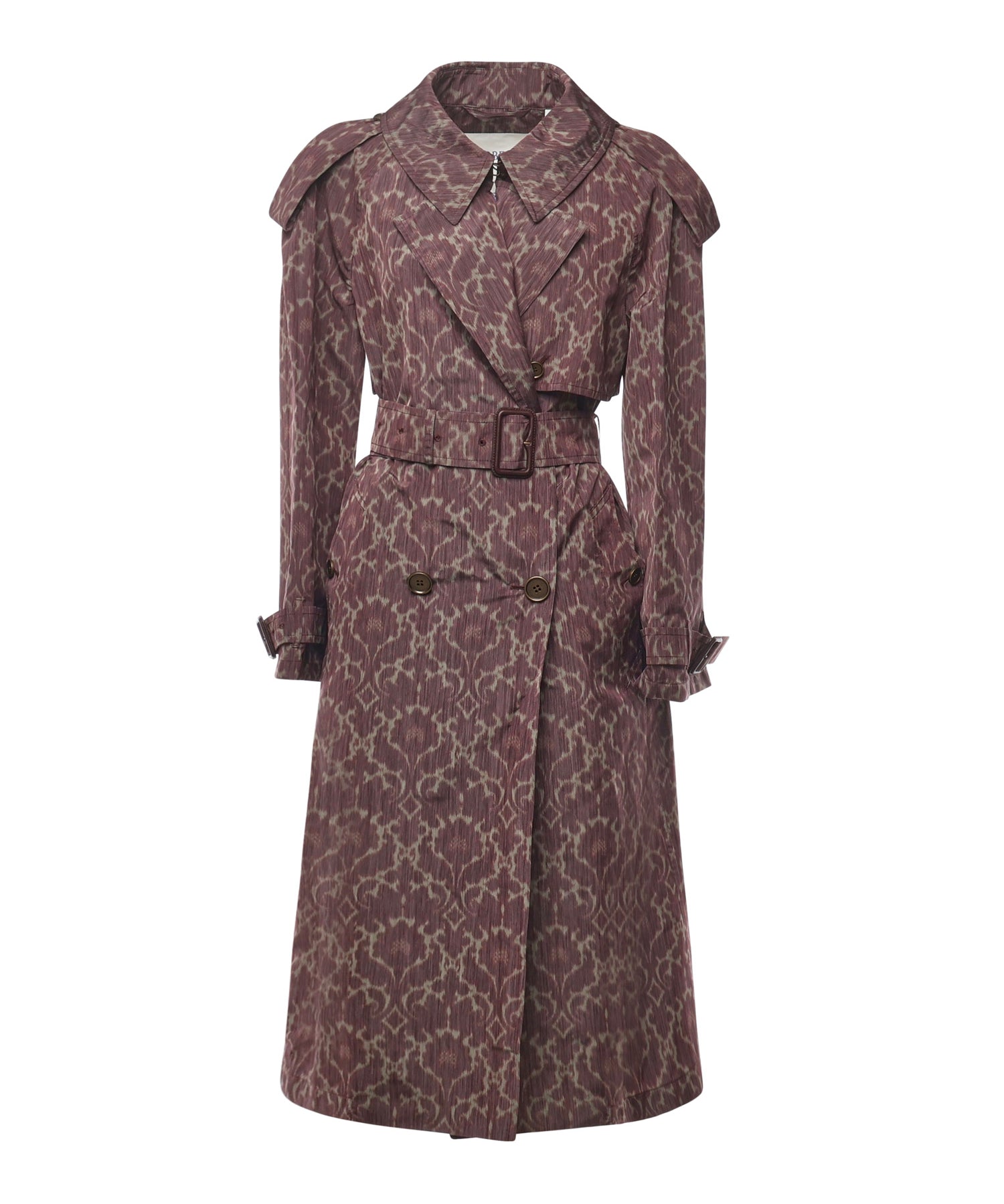 Trench lungo "Fitzrovia" in misto viscosa 8116993 C3518 BURBERRY 