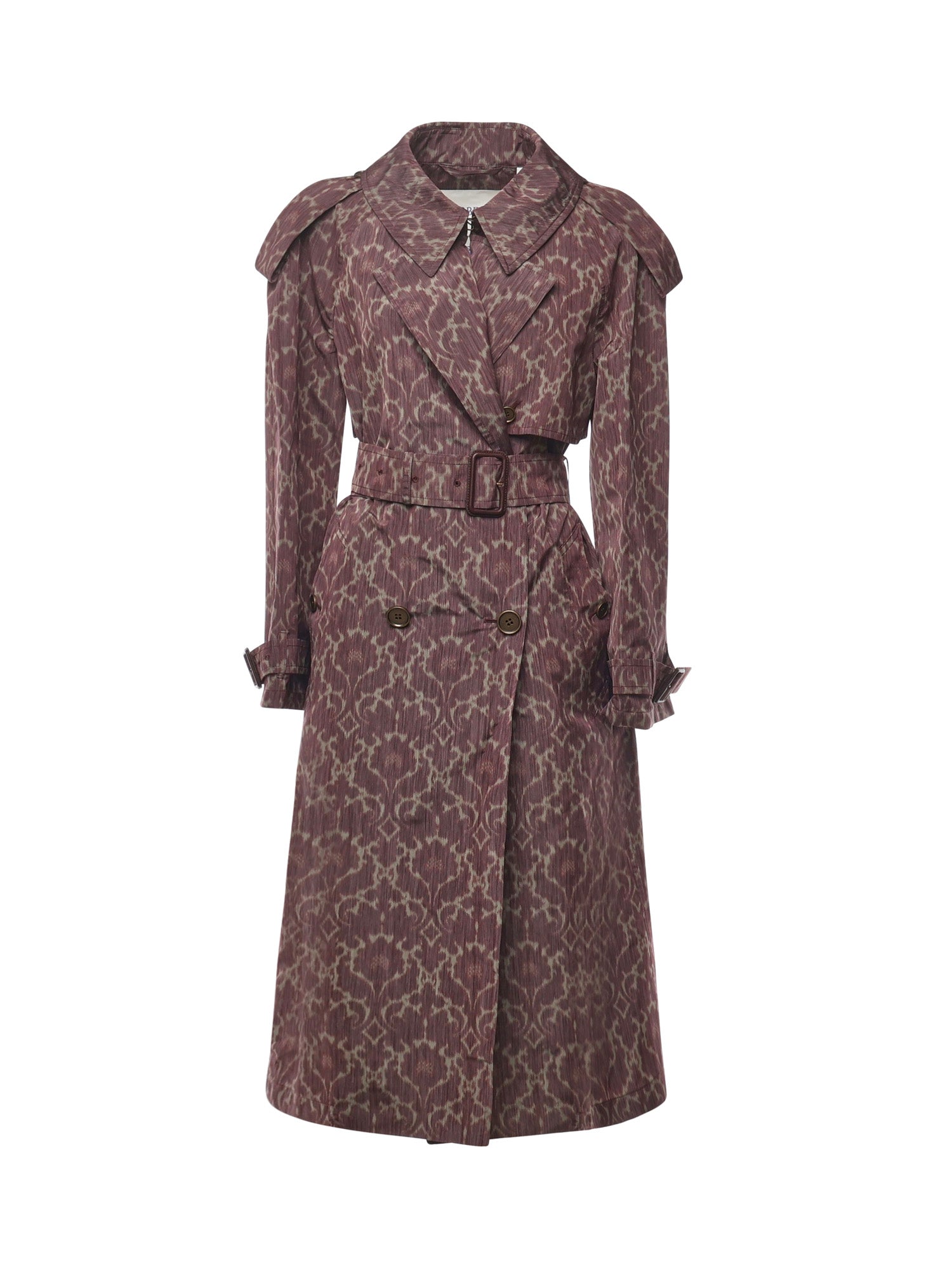 Trench lungo "Fitzrovia" in misto viscosa 8116993 C3518 BURBERRY 