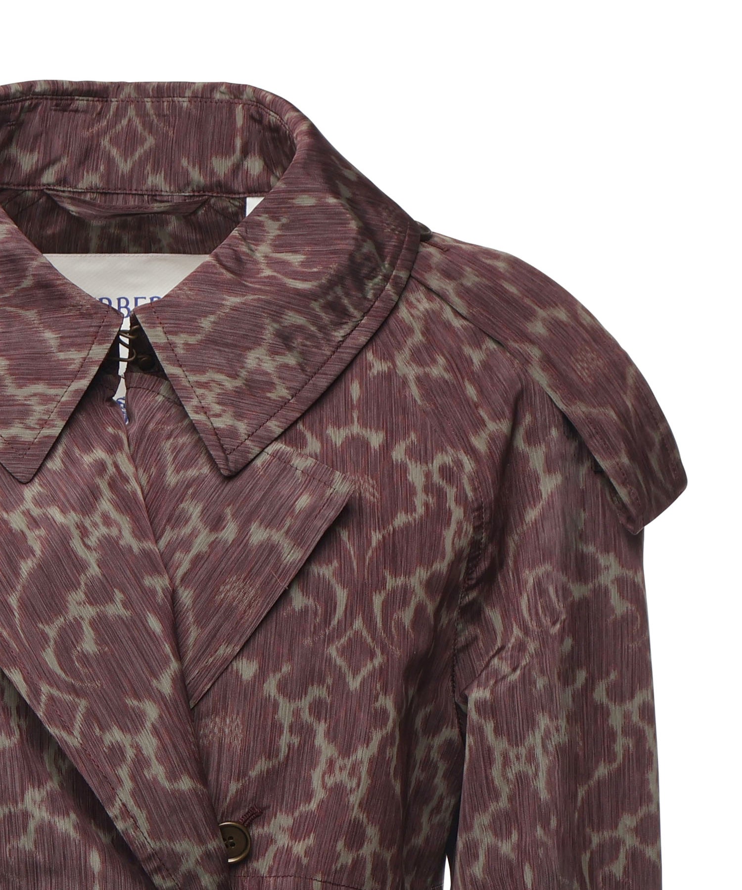 Trench lungo "Fitzrovia" in misto viscosa 8116993 C3518 BURBERRY 