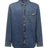 Camicia in denim di cotone LV040EM774 WHZ CALVIN KLEIN 