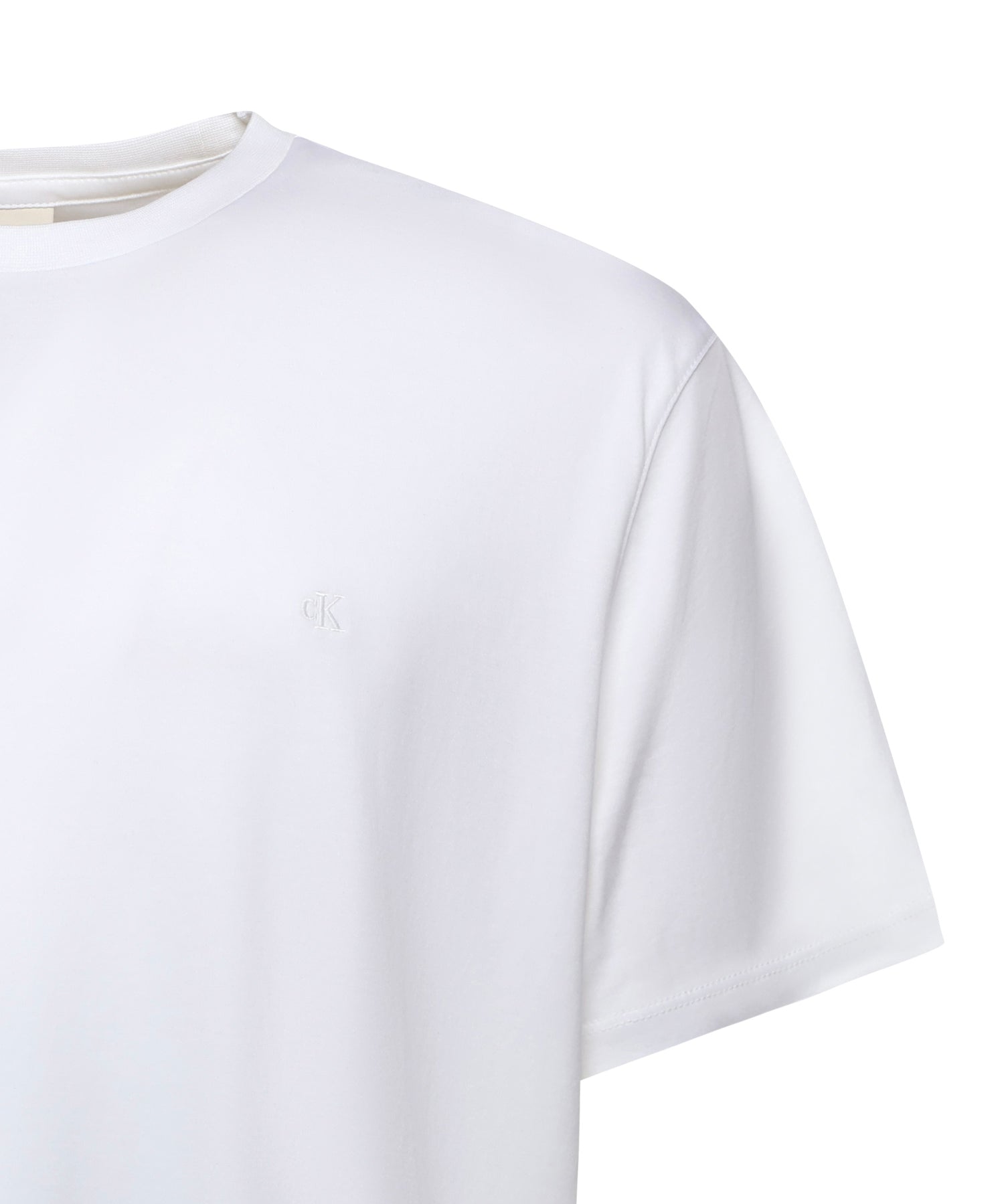 T-shirt in cotone con logo LV04LB275G YAF CALVIN KLEIN 