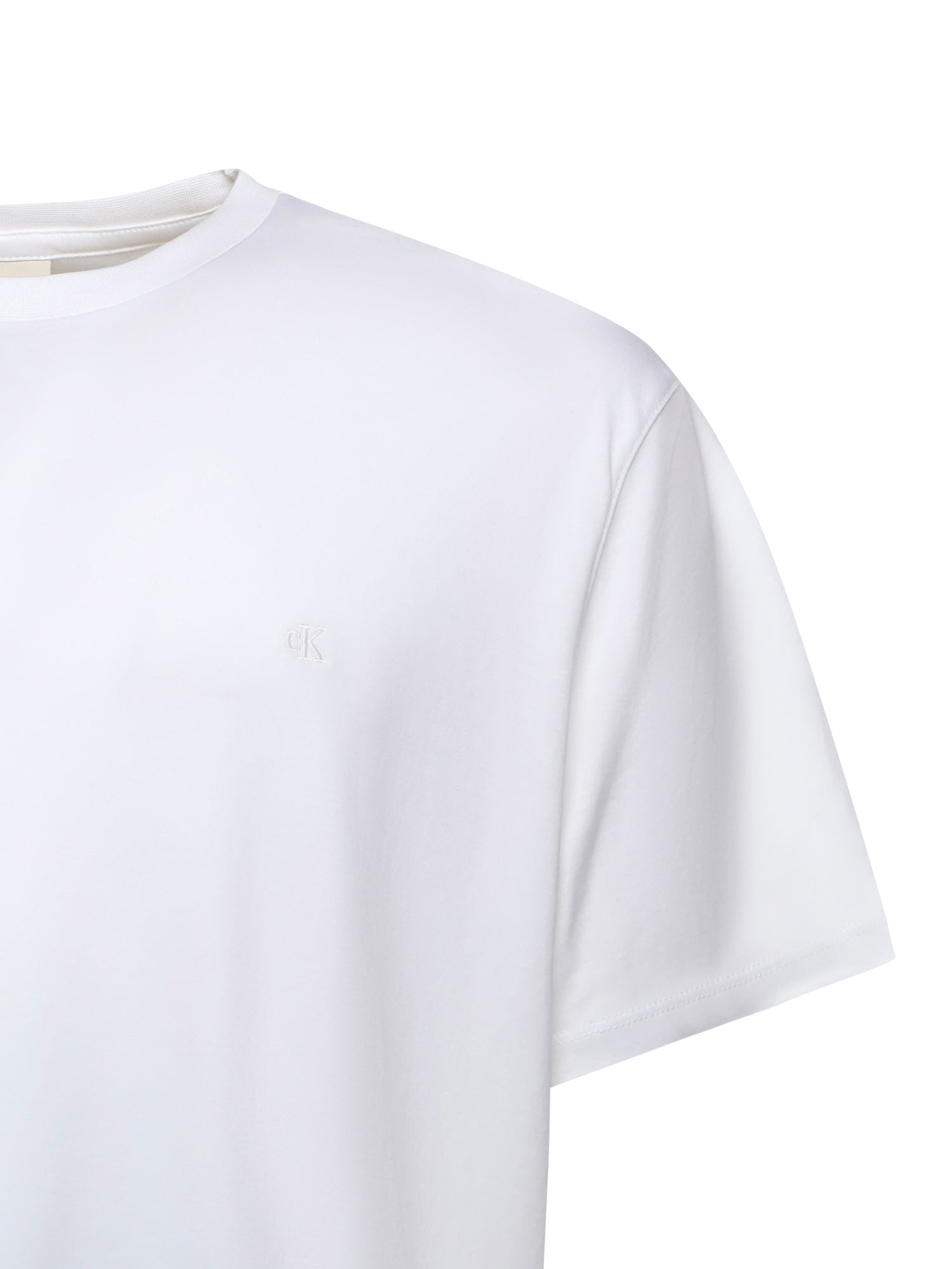 T-shirt in cotone con logo LV04LB275G YAF CALVIN KLEIN 