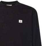Felpa in spugna monologo con logo LV04RC273G UB1 CALVIN KLEIN 