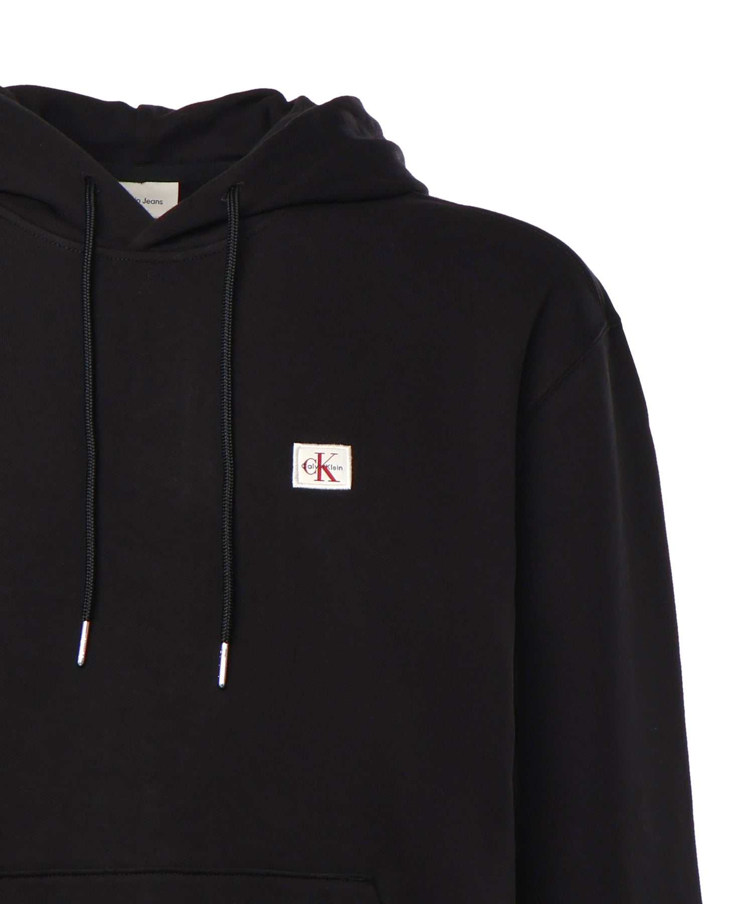 Felpa in cotone con logo LV04RC274G UB1 CALVIN KLEIN 