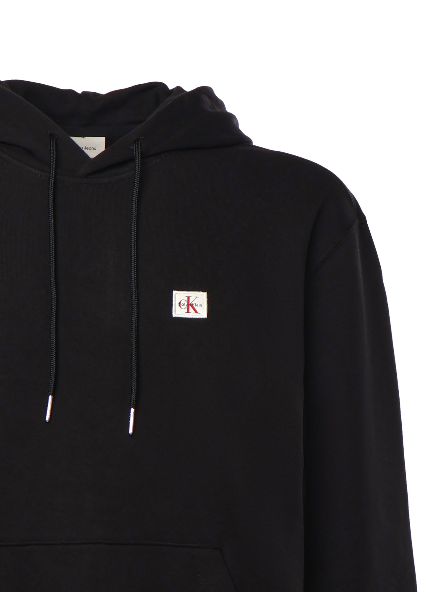 Felpa in cotone con logo LV04RC274G UB1 CALVIN KLEIN 