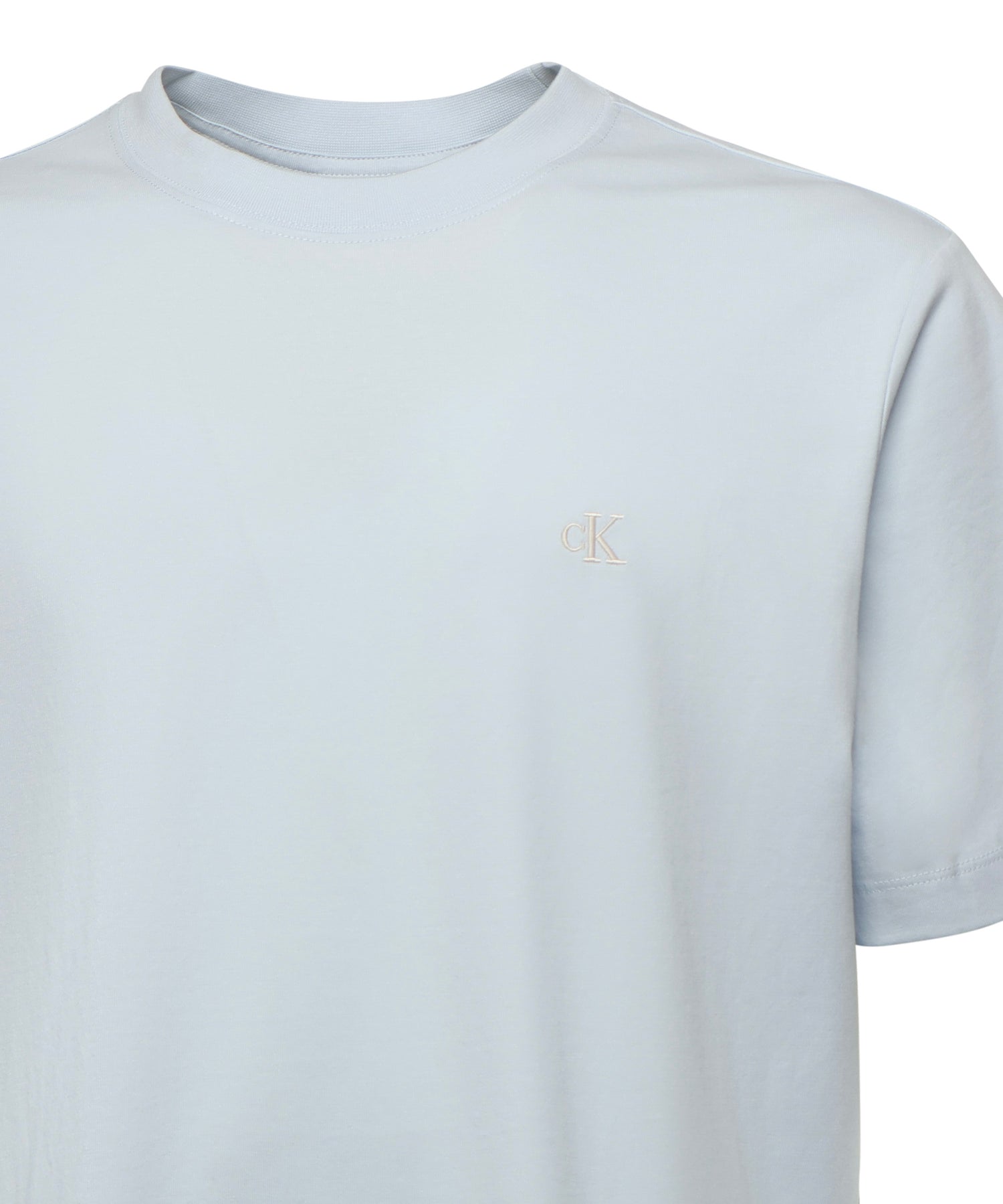 T-shirt con ricamo logo LV04RC275G CIQ CALVIN KLEIN 