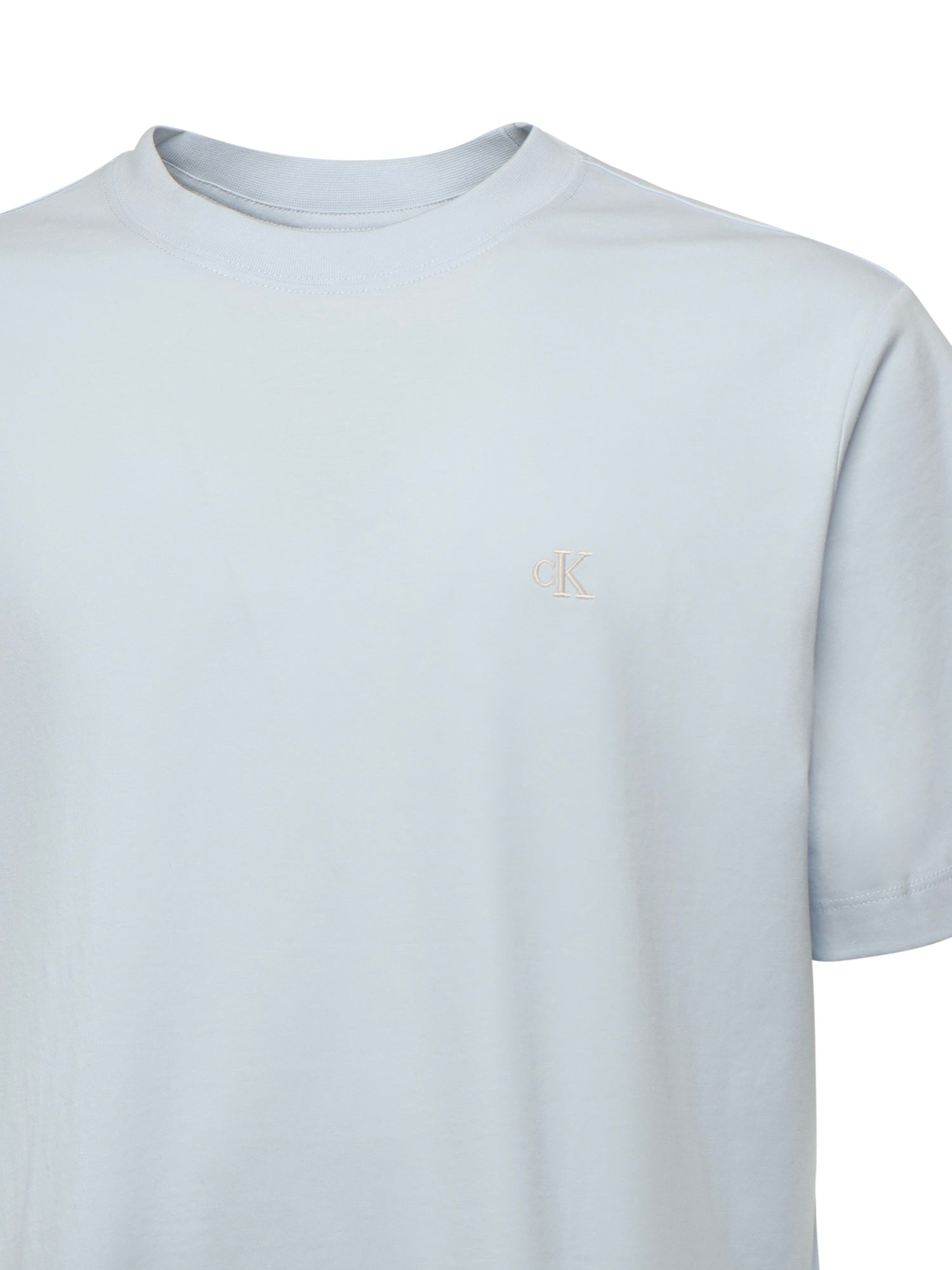 T-shirt con ricamo logo LV04RC275G CIQ CALVIN KLEIN 