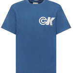 T-shirt con stampa logo LV04RC835G WRB CALVIN KLEIN 