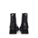 Stivaletti Rose Back in vernice A54308 NERO CARMENS 