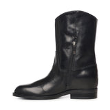 Stivali Kim low in pelle A56051 NERO CARMENS 
