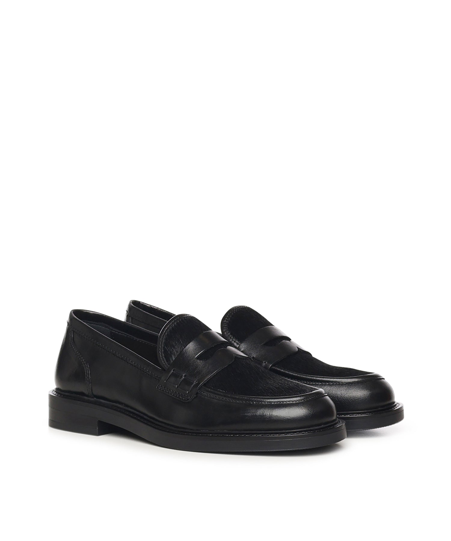 Mocassini Libra Combi in pelle A56073 NERO CARMENS 
