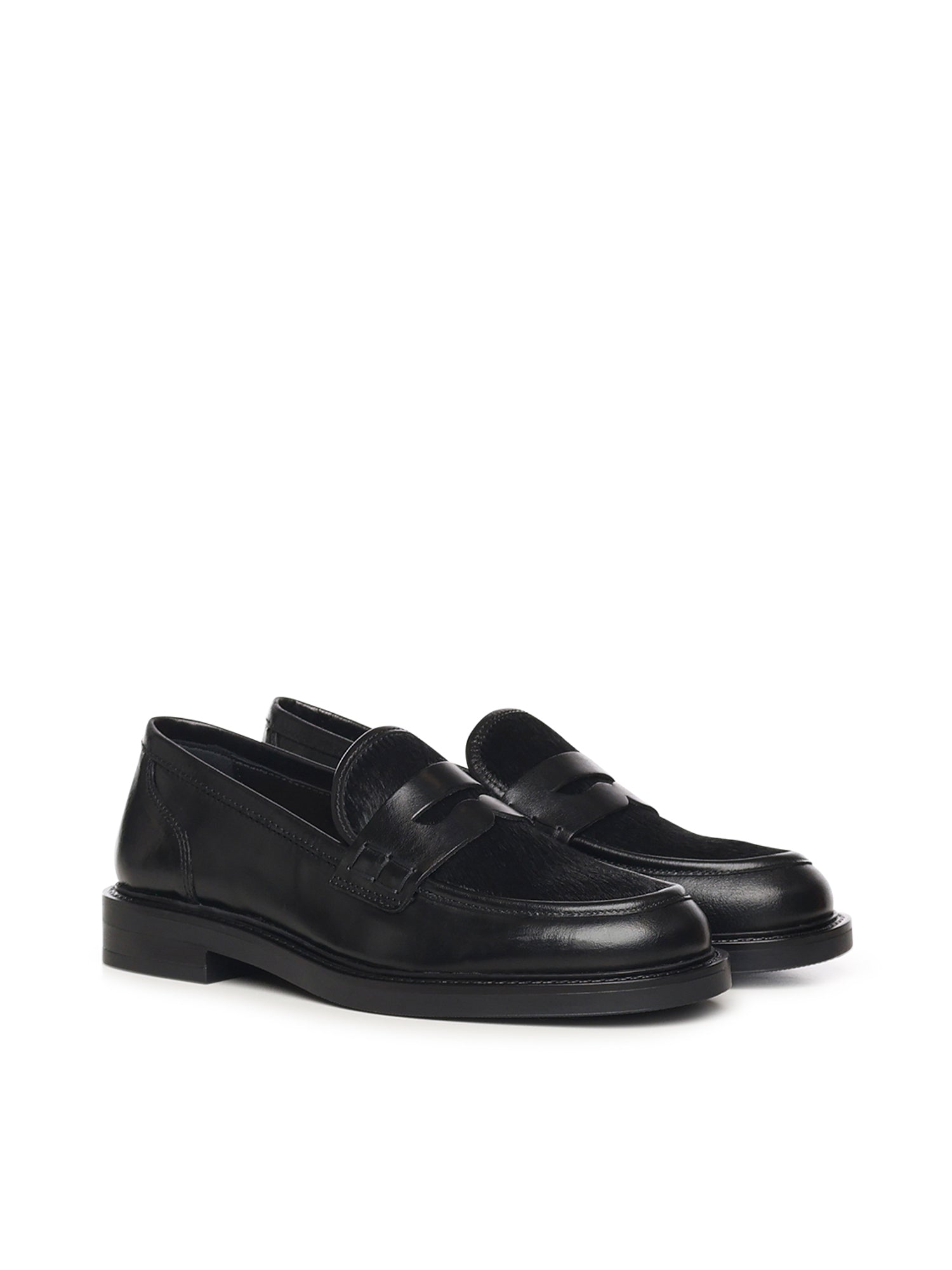 Mocassini Libra Combi in pelle A56073 NERO CARMENS 