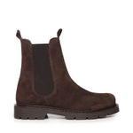 Stivaletti Chelsea in camoscio A56088 MORO CARMENS 