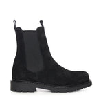 Stivaletti Chelsea in camoscio A56088 NERO CARMENS 