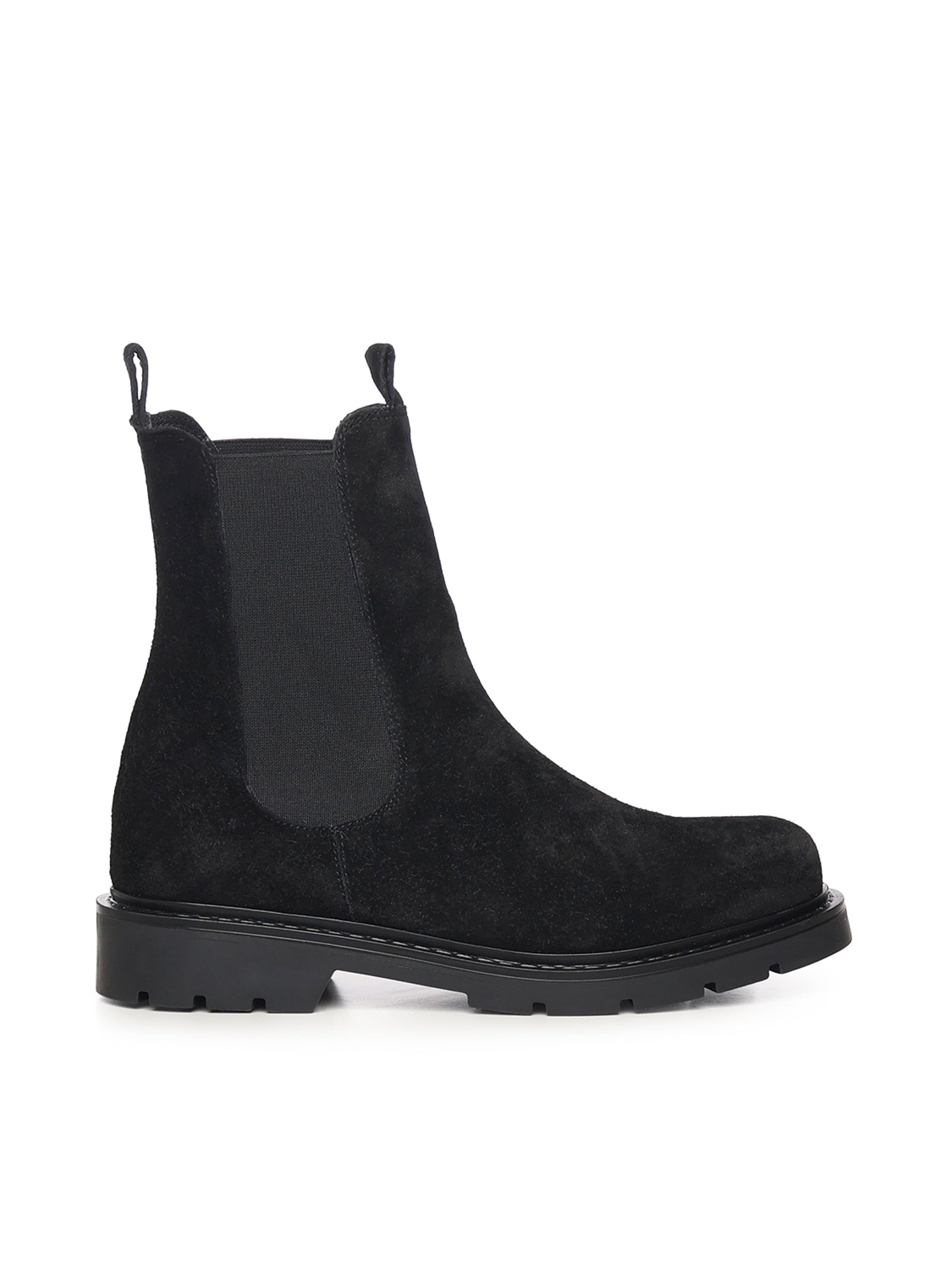 Stivaletti Chelsea in camoscio A56088 NERO CARMENS 