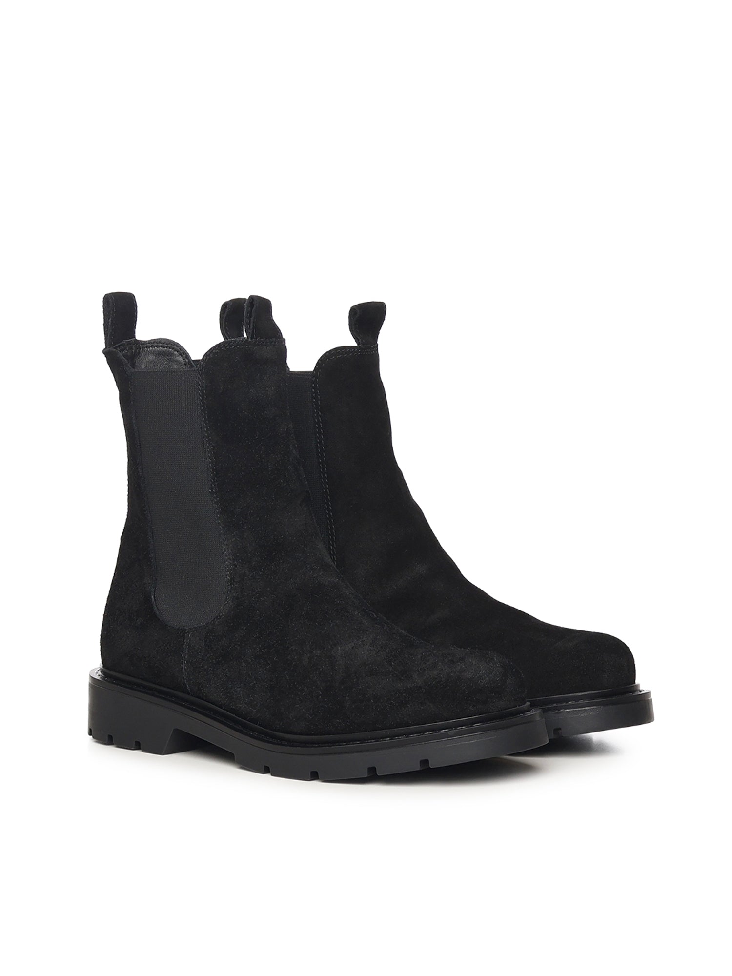 Stivaletti Chelsea in camoscio A56088 NERO CARMENS 