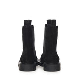 Stivaletti Chelsea in camoscio A56088 NERO CARMENS 